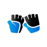 deporte guantes icono en dúo tono color. ciclismo mano proteccion vector