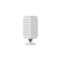 Microphone icon in flat color style. vector