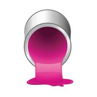 Painting can icon in color. vector