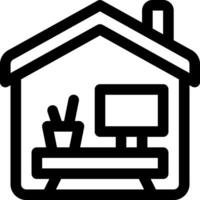 this icon or logo remote working icon or other where it explaints things that someone must prepare or have to work online from anywhere and others or design application software vector