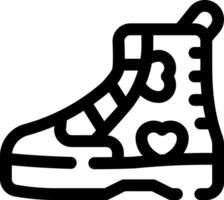 this icon or logo shoes icon or other where it explaints various types of shoes that have different uses, such as sports shoes and others or design application software vector