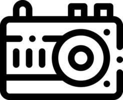 this icon or logo camera icon or other where it explaints type camera type or camera type and others or design application software vector