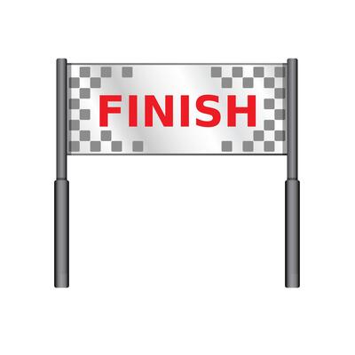 Finish line icon logo design template vector isolated illustration 14067345  Vector Art at Vecteezy, finish line 