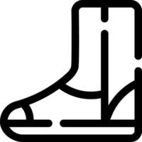 esta icono o logo Zapatos icono o otro dónde eso explicaciones varios tipos de Zapatos ese tener diferente usos, tal como Deportes Zapatos y otros o diseño solicitud software vector