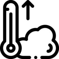 esta icono o logo clima icono o otro dónde eso explicaciones varios tipos de clima tal como caliente clima y otros o diseño solicitud software vector