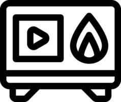 this icon or logo online streaming icon or other where it explaints things that must be prepared by an institution to provide information online to the public and others or design application vector