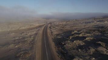 niebla terminado el Desierto en Namibia video