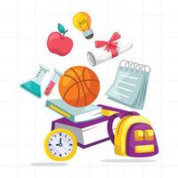 Education illustration design. Vector design