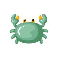 Crab icon design in cartoon style. Vector design
