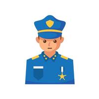 Police icon illustration. Vector design