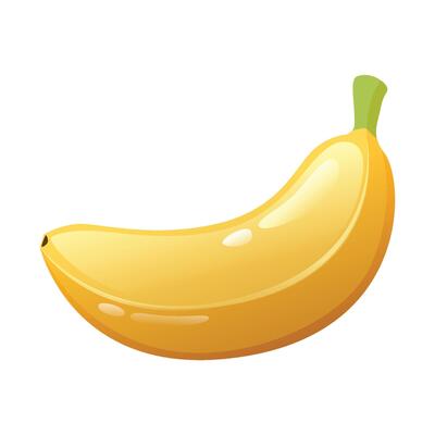 Banana fruit icon design. Fresh fruit