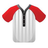 Shirt icon in color. Clothes uniform textile vector