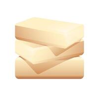 Spa soap icon in color. Massage therapy relaxation vector