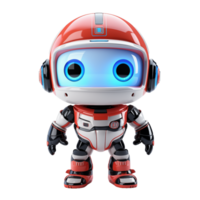 AI generated Cute robot kids with isolated transparant background png