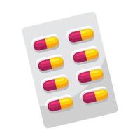 pastillas icono diseño ilustración. vector diseño