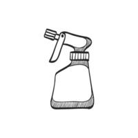 Hand drawn sketch icon sprayer bottle vector