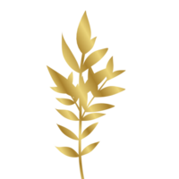 gouden botanisch fabriek png