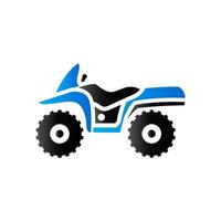 All terrain vehicle icon in duo tone color. Rally offroad outdoor vector
