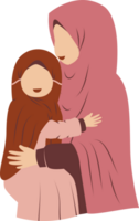 ilustração do mãe com dela filha png
