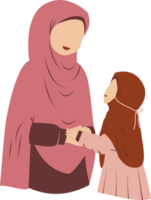 ilustración de madre con su hija png