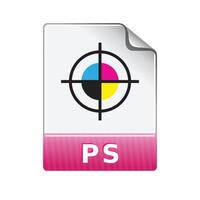 TIF file format icon in color. Image photo file vector