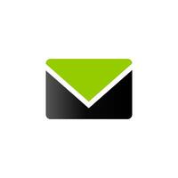 Email icon in duo tone color. Envelope post letter communication vector