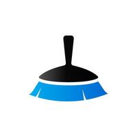 Brush icon in duo tone color. Broom sanitary cleaning vector