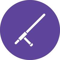 Tonfa icon vector image. Suitable for mobile apps, web apps and print media.