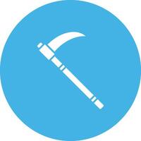 Scythe icon vector image. Suitable for mobile apps, web apps and print media.
