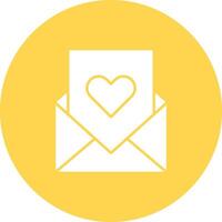 Love Letter icon vector image. Suitable for mobile apps, web apps and print media.