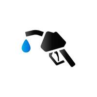 Gas dispenser icon in duo tone color. Oil gasoline fuel vector