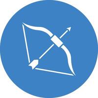 Bow And Arrow icon vector image. Suitable for mobile apps, web apps and print media.