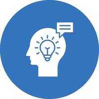 Brainstorming Ideas icon vector image. Suitable for mobile apps, web apps and print media.