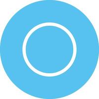 Circle icon vector image. Suitable for mobile apps, web apps and print media.