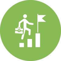 Career Growth icon vector image. Suitable for mobile apps, web apps and print media.