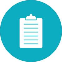 Clipboard icon vector image. Suitable for mobile apps, web apps and print media.