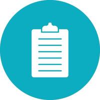 Clipboard icon vector image. Suitable for mobile apps, web apps and print media.