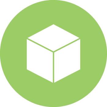 Cube icon vector image. Suitable for mobile apps, web apps and print media.