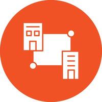 Company Network icon vector image. Suitable for mobile apps, web apps and print media.