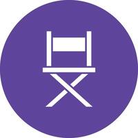 Director Chair icon vector image. Suitable for mobile apps, web apps and print media.