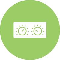 Control Knobs icon vector image. Suitable for mobile apps, web apps and print media.