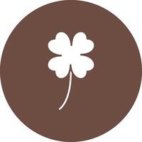 Four Leaf Clover icon vector image. Suitable for mobile apps, web apps and print media.