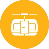 Cable Car Cabin icon vector image. Suitable for mobile apps, web apps and print media.