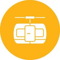 Cable Car Cabin icon vector image. Suitable for mobile apps, web apps and print media.