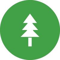Evergreen Tree icon vector image. Suitable for mobile apps, web apps and print media.