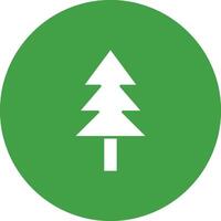 Evergreen Tree icon vector image. Suitable for mobile apps, web apps and print media.