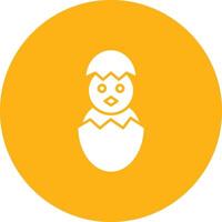 Hatched Egg icon vector image. Suitable for mobile apps, web apps and print media.