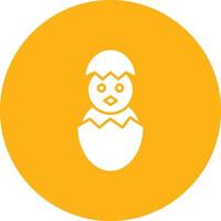 Hatched Egg icon vector image. Suitable for mobile apps, web apps and print media.