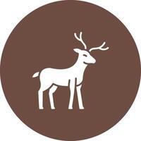 Deer icon vector image. Suitable for mobile apps, web apps and print media.