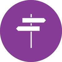 Direction Board icon vector image. Suitable for mobile apps, web apps and print media.